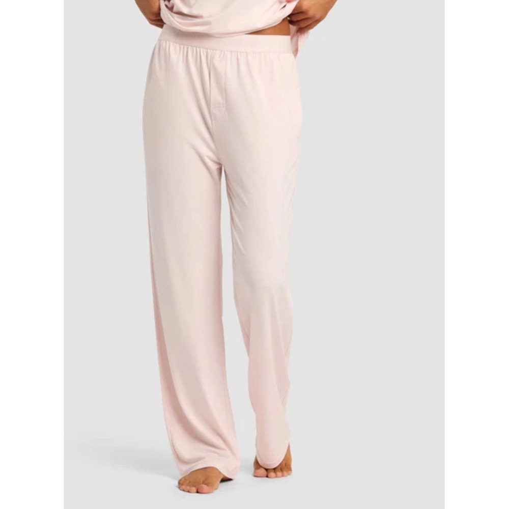 Skims Sleep Pant Petal Pink Modal Cotton Lounge Pajama Bottoms Small